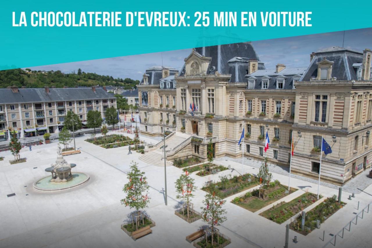 Le Chalet Romantique En Montagne, Spa, Ecran Cinema, Lit King Size, Day Use, 5Min Centre Évreux Exteriér fotografie